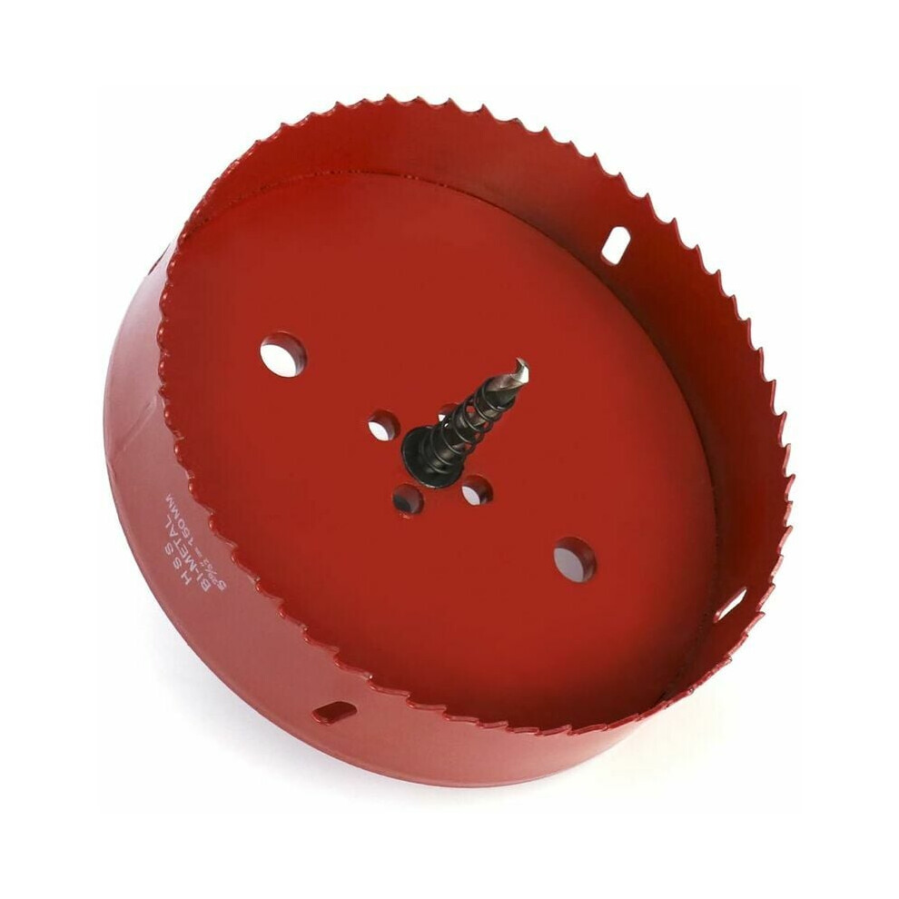 High-Quality Material Ensures Durability And Longevity Of 150Mm Hole Saw Drill Bit, Fast Cutting And Precise Results, Perfect For Cornhole And 9173940397392