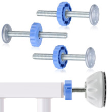 Quarter Round Spindle Rod Adapter, Pressure Mount Kit For Seamless Gate Installation