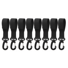 8pcs Nylon Plastic Kayak Paddle Buckles - 27cm Strap Holders for Boat