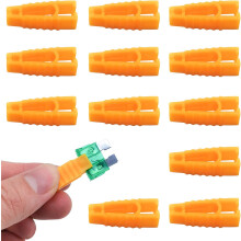 Estrattore per fusibili auto in plastica impermeabile, strumento essenziale, resistente e leggero, con mandrino a punta fine per operazioni in spazi