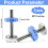 Quarter Round Spindle Rod Adapter, Pressure Mount Kit For Seamless Gate Installation 5