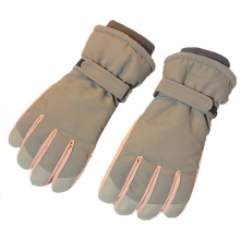 Luvas de esqui de inverno, luvas de snowboard impermeáveis com forro isolante para homens e mulheres, luvas de neve com palma de silicone
