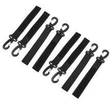 8 Stück Kajak-Paddel-Schnallen Nylon Kunststoff Gurt Halter Tragbarer Gurtbänder