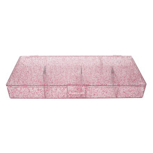 Scatola organizer per calzini con coperchio, cassetto multifunzione per biancheria intima, contenitore antipolvere trasparente, plastica ad alta