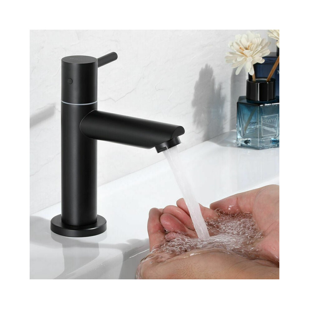 Bathroom Sink Faucet, Nano Electronic Plating Single Handle With Replaceable Aerator For Your Contemporary Bathroom (Solid Construction) 9405630294019