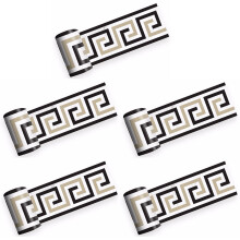5X 2M Self-Adhesive Side Tile Sticker Bathroom Kitchen Restaurant Wall Stair Floor Border Tile Wall Sticker