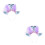 2Stk Bunter Shell Haarreif Kinder Leicht Haarband 6