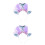 2Stk Bunter Shell Haarreif Kinder Leicht Haarband 5