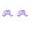 2Stk Bunter Shell Haarreif Kinder Leicht Haarband 2