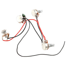4Sets Gitarrenverkabelung Silber, Einfach Zu Installieren Für E-Bass