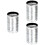 3Stk Silberner Flexibler Luftschlauch Aluminium Abluftsystem 6