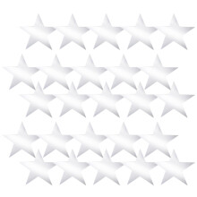 360Stk Silberne Papierstern Für Party, Wand- Und Tischdeko