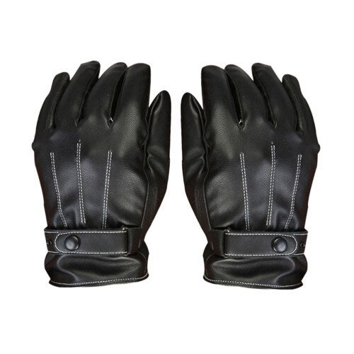 2Stk Herren PU Leder Windproof Strapazierfähig Warm