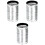 3Stk Silberner Flexibler Luftschlauch Aluminium Abluftsystem 3