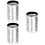 3Stk Silberner Flexibler Luftschlauch Aluminium Abluftsystem 7