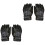 2Stk Herren PU Leder Windproof Strapazierfähig Warm 2