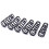 12 Pcs Electric Guitar Tremolo Bridge String Saddles Mount Adjust Conical Spring and Screws Black 2