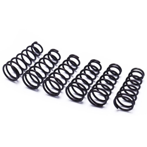 12 Pcs Electric Guitar Tremolo Bridge String Saddles Mount Adjust Conical Spring and Screws Black 1