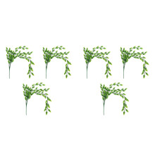 6Pcs Artificial Flower Hops Vine Garland Plant Fake Hanging Vine Greenery for Indoor Outdoor Front Porch Flower Decor