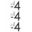 3Stk Hausnummernschilder , Design Für Außen 4