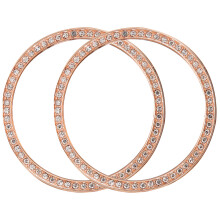 10Stk Stylischer Rose Gold Watch Bezel Ring Metall Für Uhrenersatz