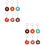 12Stk Donuts Schlüsselanhänger PVC Charm 8
