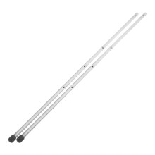 8Stk Fußballtisch Metallstange Silber Tischkicker Ersatzgriff