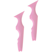 8Stk Silikon Make-Up Schablonen Für Eyeliner Augenbrauen in Pink