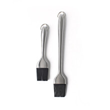 4Stk Silikon Grillbürste Mit Hitzebeständigem Griff, , Silber