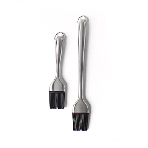 4Stk Silikon Grillbürste Mit Hitzebeständigem Griff, , Silber