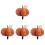 4Stk Halloween Gartendeko Eisen Kürbis Orange 9