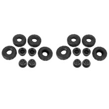8 Pcs RC Car Tires Wheels Rims Set for MN D90 D91 RC Car Spare Parts Crawler Car Assembled Tyre for Truck Parts