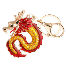 4Stk Cartoon Drachen Schlüsselanhänger Metall Anhänger Für