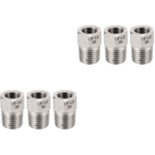 6Stk Druckmessgerät Fitting Langlebig Für Instrumente 2