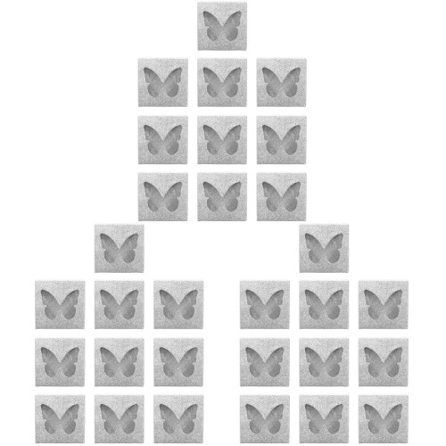 90Stk Silber False Eyelash Box Für Lagerung Und 1