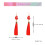 2Stk Quasten Ohrhänger Chinesischer Eardrop Schmuck 2