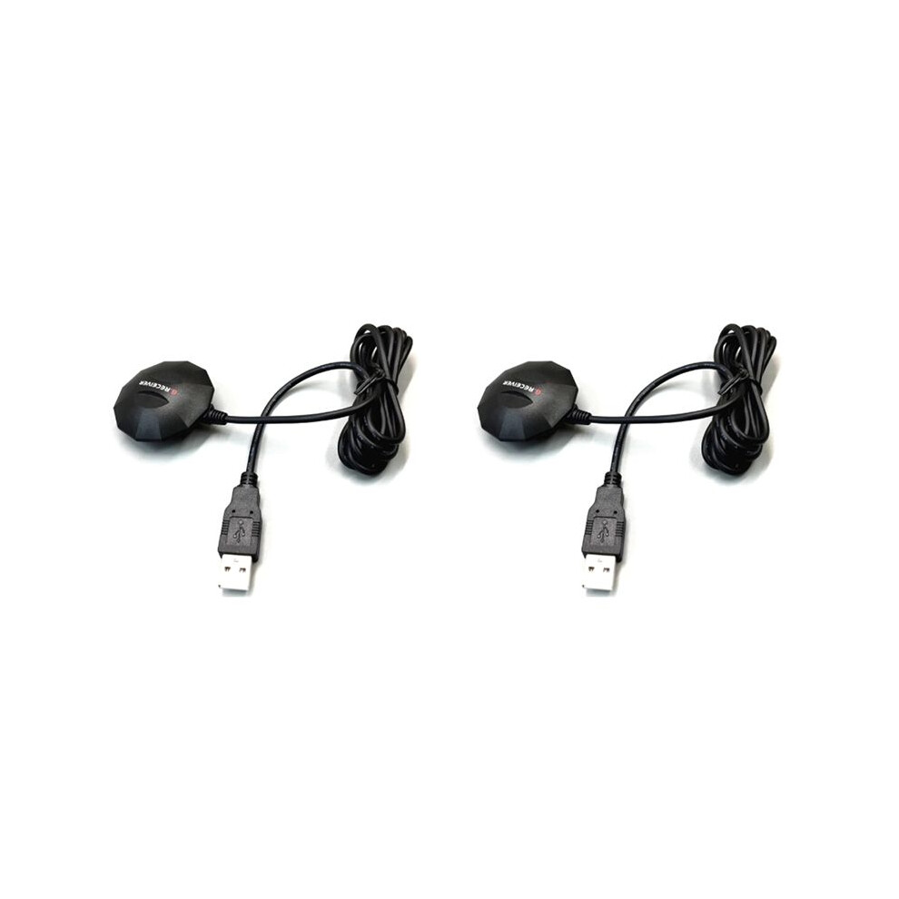 2X New USB GPS GLONASS Receiver GNSS Receiver Module Antenna, Replace Bu-353S4, BU353S4, 0183NMEA USB Protocol-image-OPC-PPX682P-NEW
