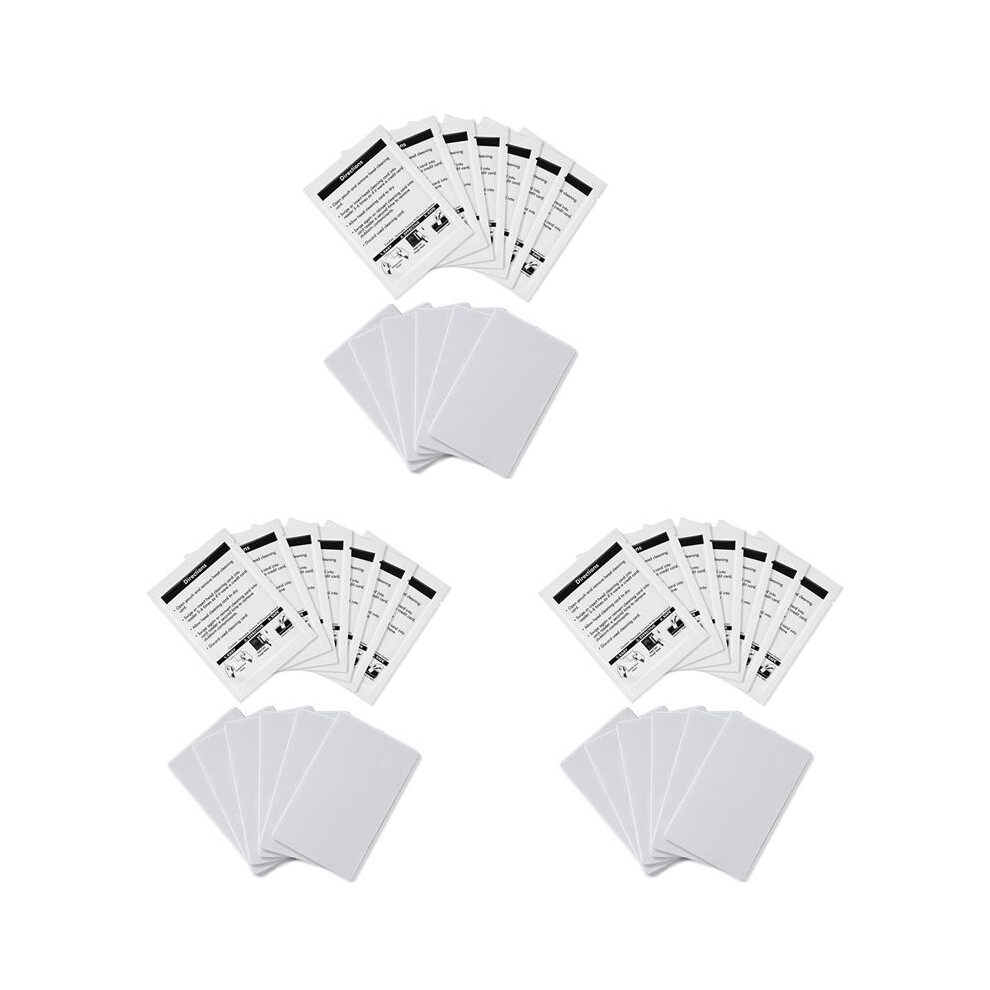 Cr80 Cleaning Cards, Dual Side Card Reader Cleaner, Pos Swipe Terminal Cleaning Cards -Cr80 Card Chip Cleaner (30Pcs) 6031630881312