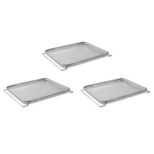 3X Vervangende Air Fry Basket voor Foodi DT251 DT201 DT200 Air Fryer Oven,Roestvrijstalen Air Fryer Oven Accessoires