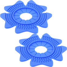 4Paare Praktische Blaue PVC Wischerarmloch Schutzkappen Für Auto