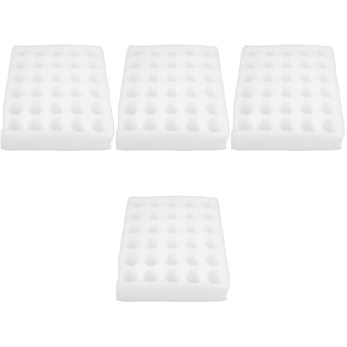 4Stk Robuste Weiße Eierkisten Aus Epe Für Bulk Verpackung 2