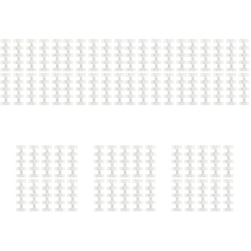 140Stk Transparente Buchordner Für Büro Schule Mit -Loch Design 2