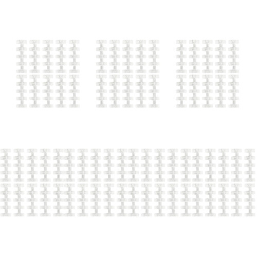 140Stk Transparente Buchordner Für Büro Schule Mit -Loch Design 1