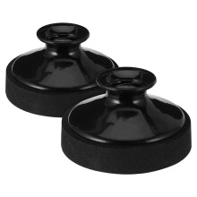 2Pièces Sourdine Alto Saxophone Plastique Noir Sûr