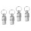4Stk Katzen Und Id Barrel Silber Mit Praktischem Design 4