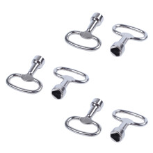 6X Key Slot for Bolt Triple-Cornered Triangular Metal Panel 8 mm