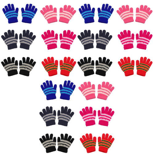 18Paare Kinder Winter Strick Vollfinger Kinder 2