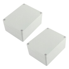 2X Wasserdicht Kunststoff Elektronische Gehaeuse Anschlussdose 115 x 90 x 55mm