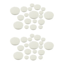 34Pcs Clarinet Leather Pads Replacement for Exquisite Wind Instrument