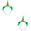 2Ud Unicornio Verde Hecho De Tela Suave 5